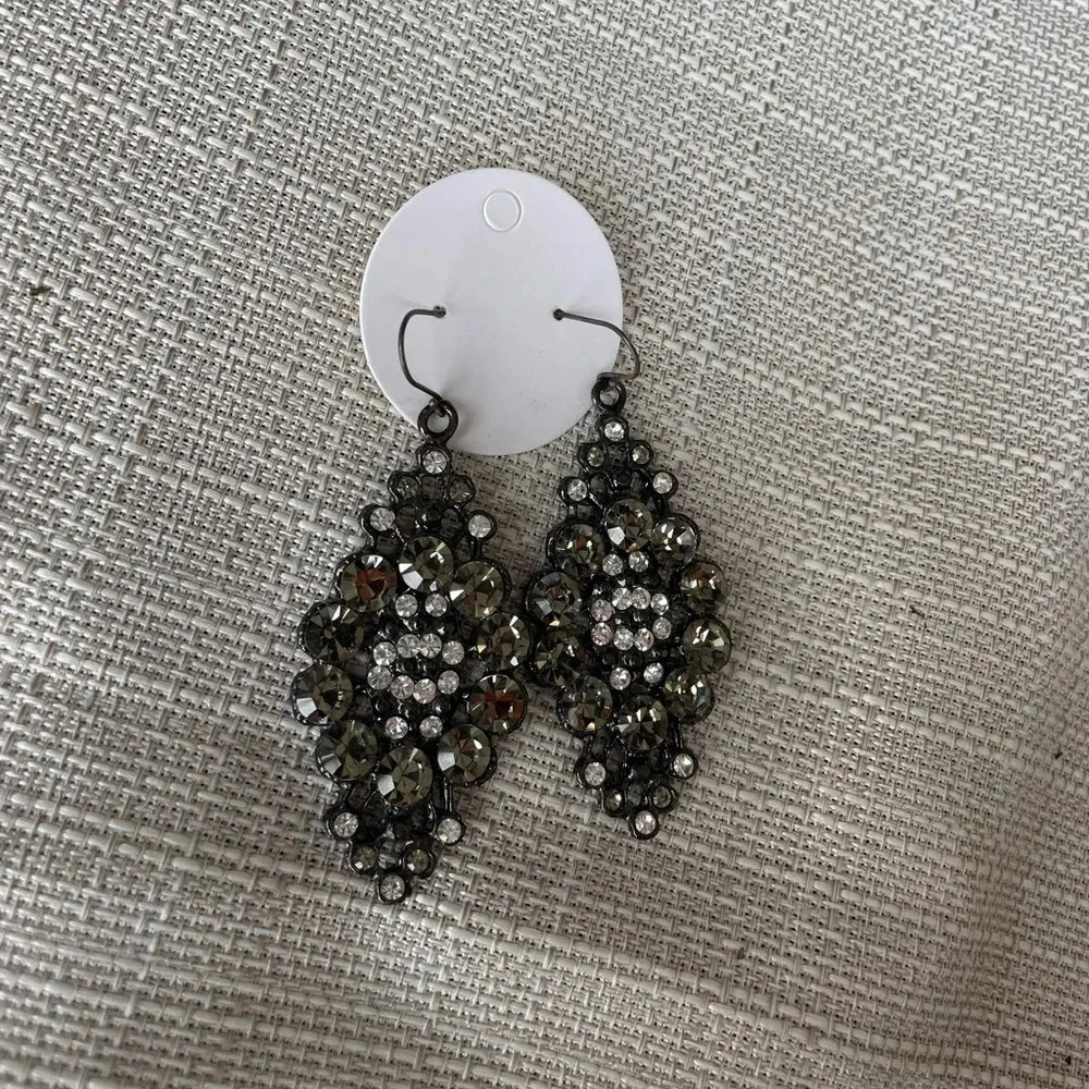 COPY - Womens Diana Warner Studded Sirowsky Earrings